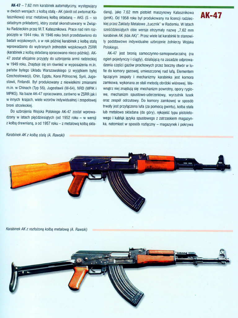 Ak-47, Ak-74, Akm, Akms | PDF