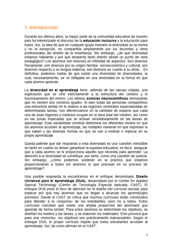 Diversidad en el Aprendizaje y DUA | PDF | Aprendizaje | Plan de estudios
