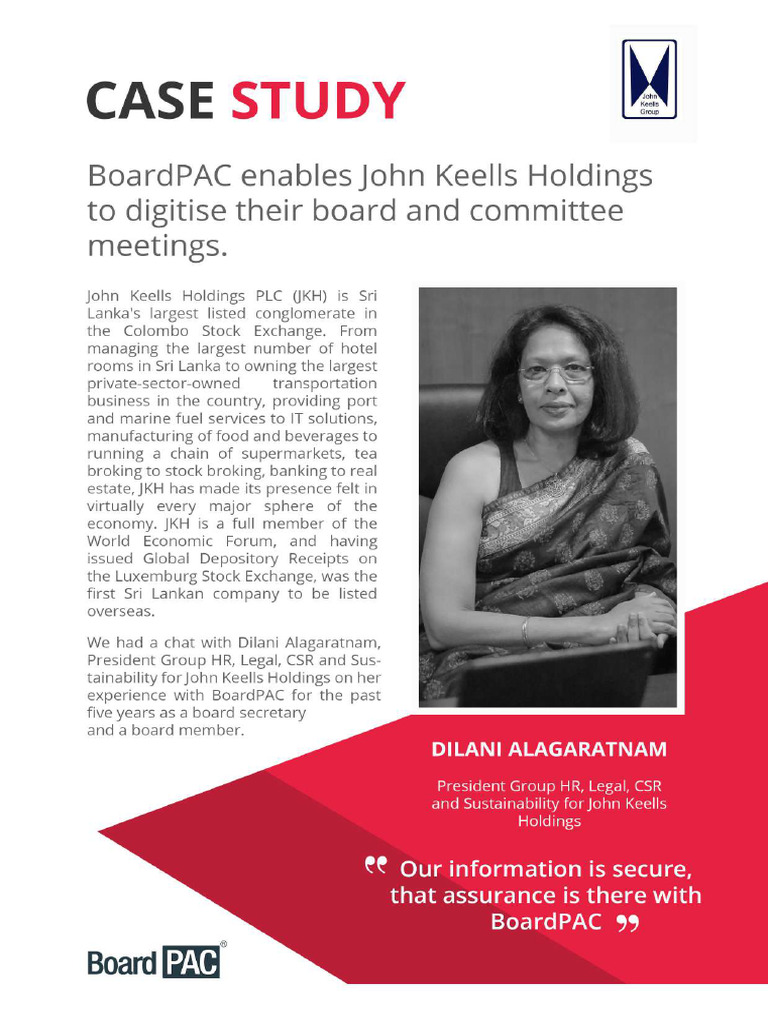 Case Study John Keells Holdings | PDF