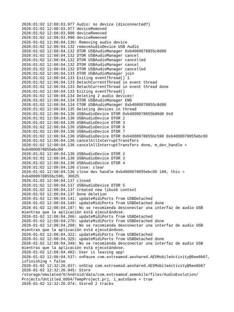USB Audio Device Management Logs | PDF | Computer File | Computer Data