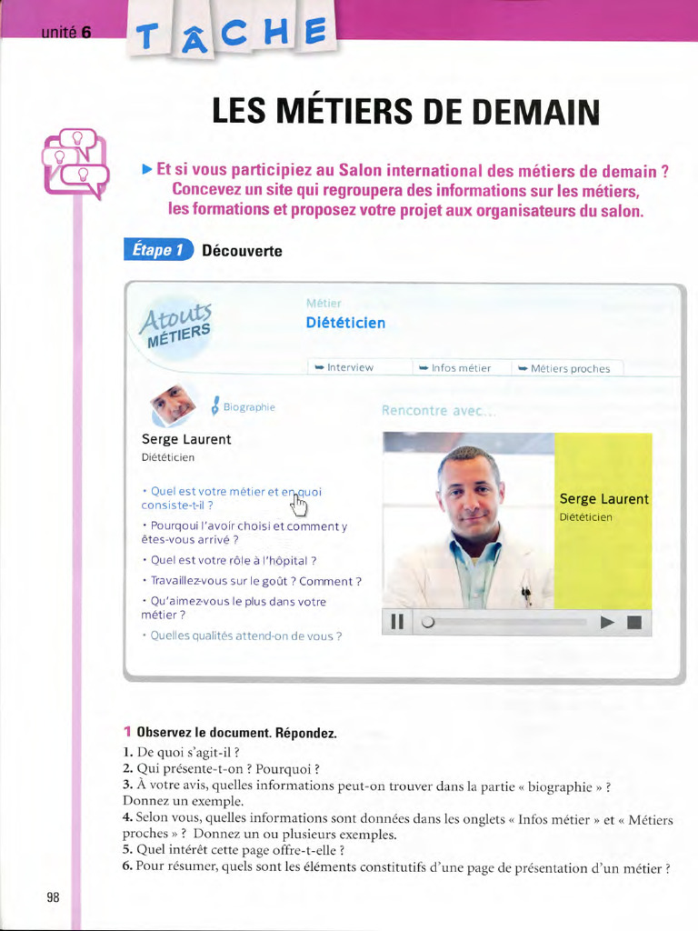 5 - Les Metiers de Demain | PDF