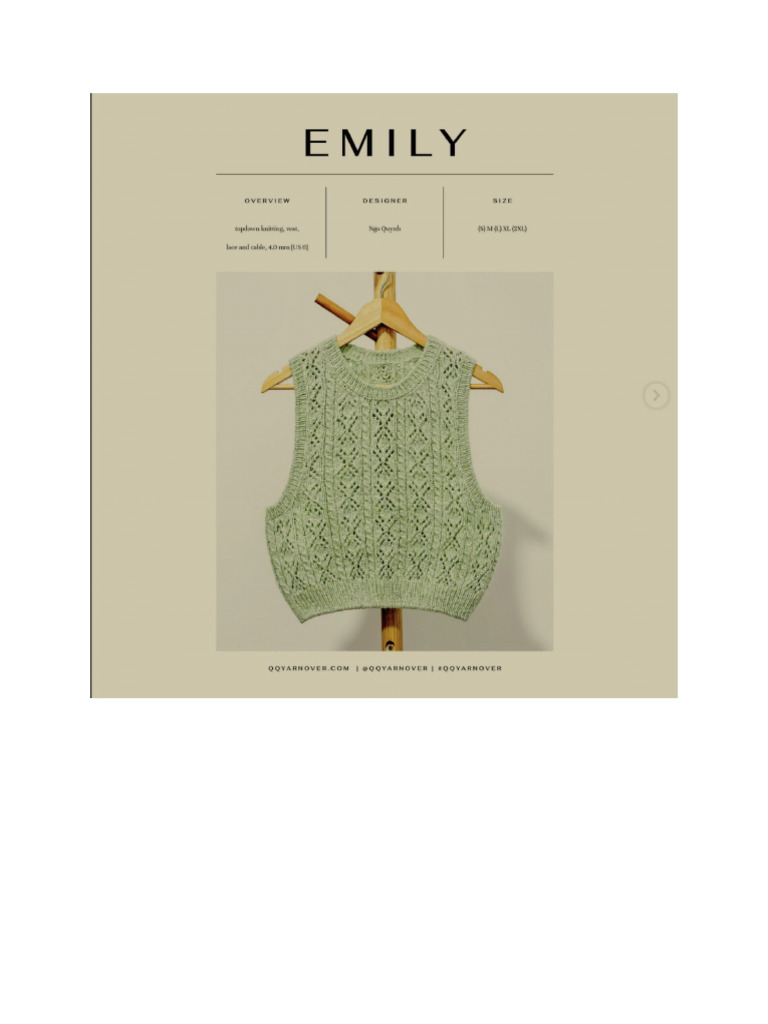 Emily size L 2 | PDF