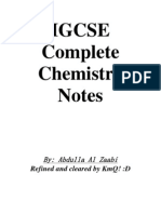 Chemistry Notes