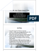 3-XHTML Dan Dasar-Dasar CSS