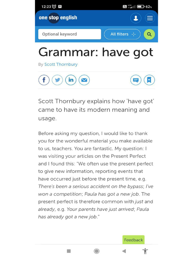 Have Got | PDF