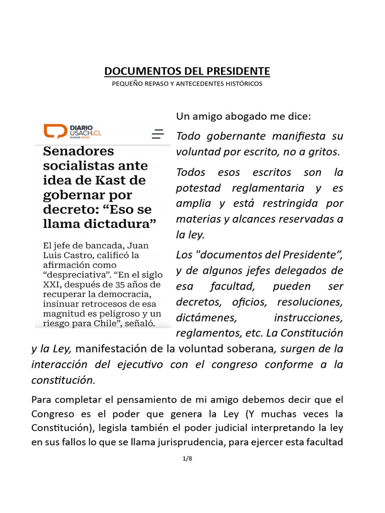 GOBIERNO DEMOCRACIA Y DECRETOS f | PDF | Multa (pena) | Castigos