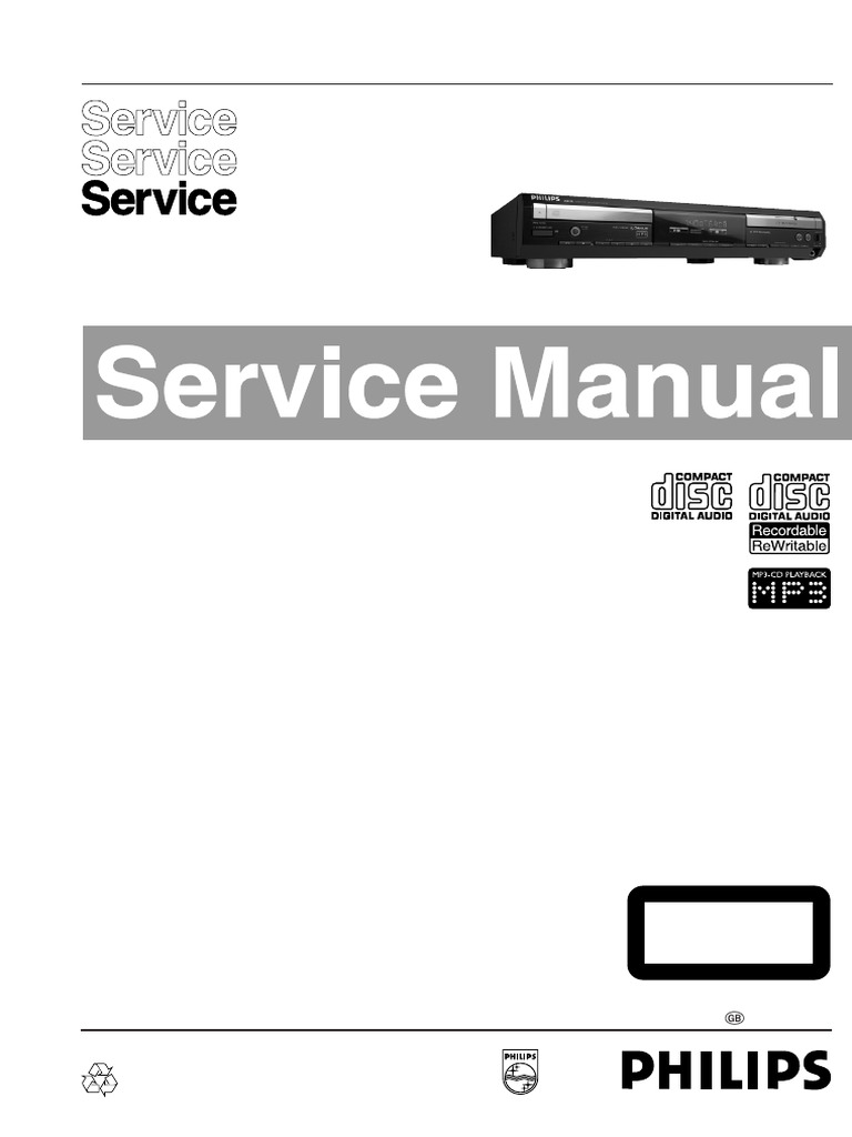 CDR79x Service and Repair Guide | PDF | Compact Disc | Sound Production ...