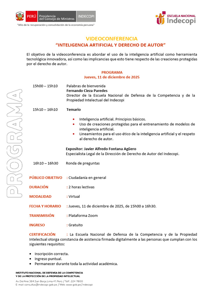 Inteligencia Artificial y Derecho de Autor | PDF | Inteligencia ...