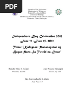 Download INDEPENDENCE DAY CELEBRATION 2012 Batangas Province Science High School by Gem Dela Vega SN98015438 doc pdf