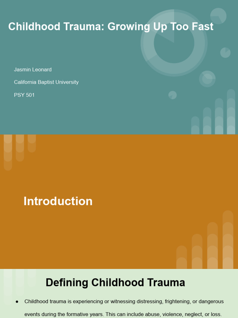Understanding Childhood Trauma Effects | PDF | Psychological Trauma | Shame