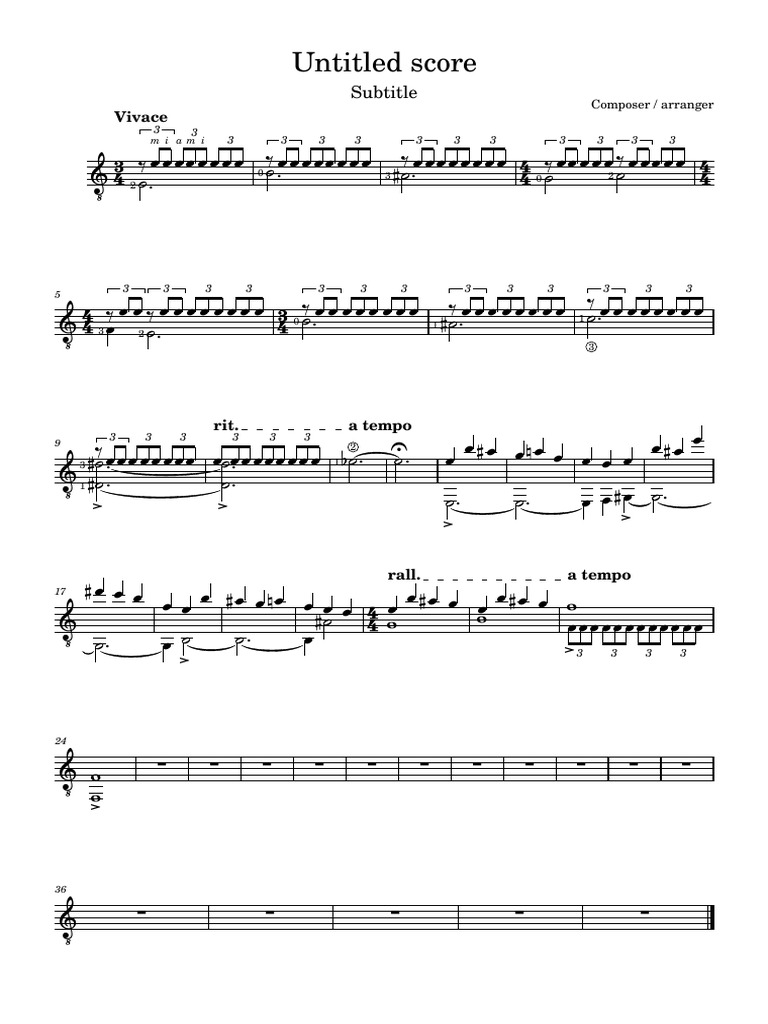 Composer and Arranger Score Analysis | PDF | Musical Forms | Musical ...