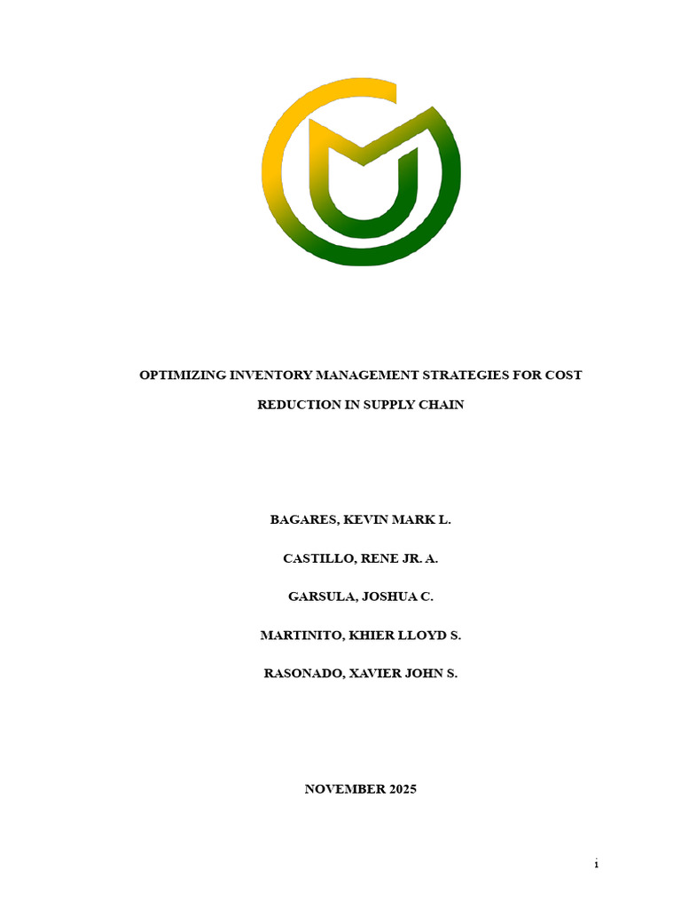 Inventory Management Cost Reduction Strategies | PDF | Inventory | Lean ...