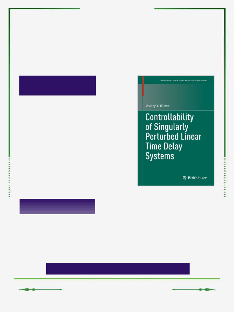 Controllability of Singularly Perturbed Linear Time Delay Systems ...