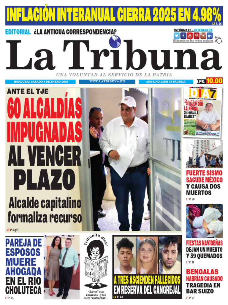 La Tribuna PDF Web Qsz 03012026 1 | PDF | Democracia | Ideologías políticas