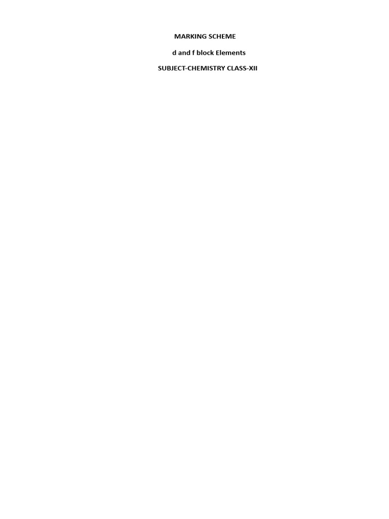 4_MS d and f Block Elements.docx.PDF | PDF | Transition Metals | Lanthanide