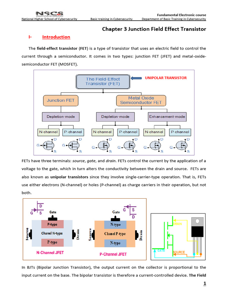 Understanding Junction Field Effect Transistors | PDF | Field Effect ...
