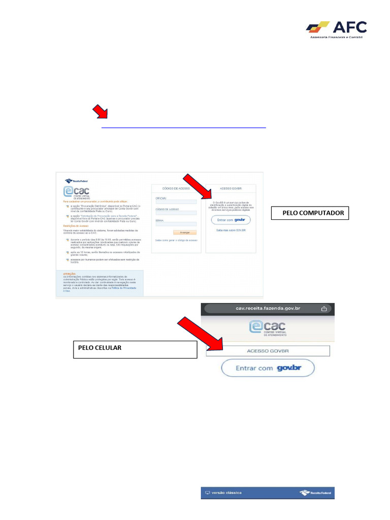 Como Consultar Rendimentos no e-CAC | PDF