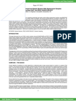 Selecting Unrestricted and Simple Random With Replacement SamplesUsing Base SAS and PROC SURVEYSELEC