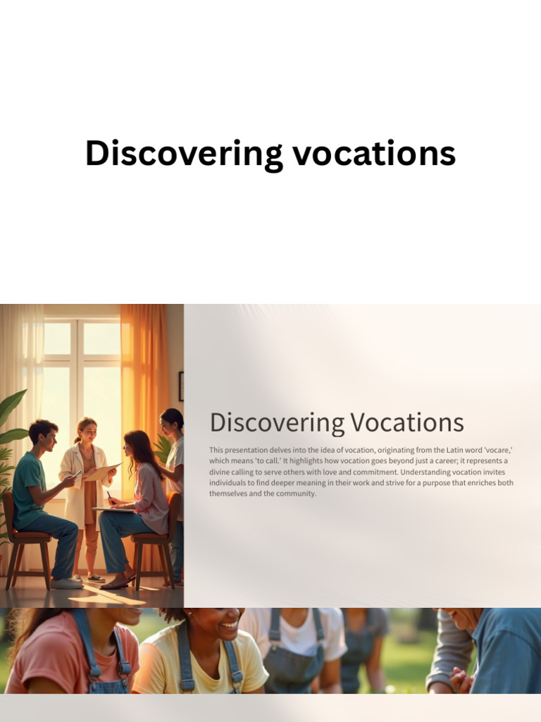 Understanding Your Vocation Journey | PDF | Love | Priest