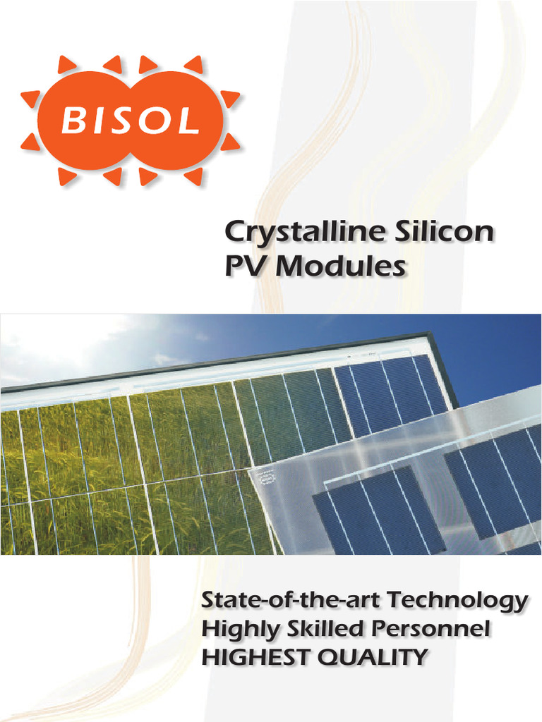 High-Quality Crystalline Silicon PV Modules | PDF | Photovoltaics ...