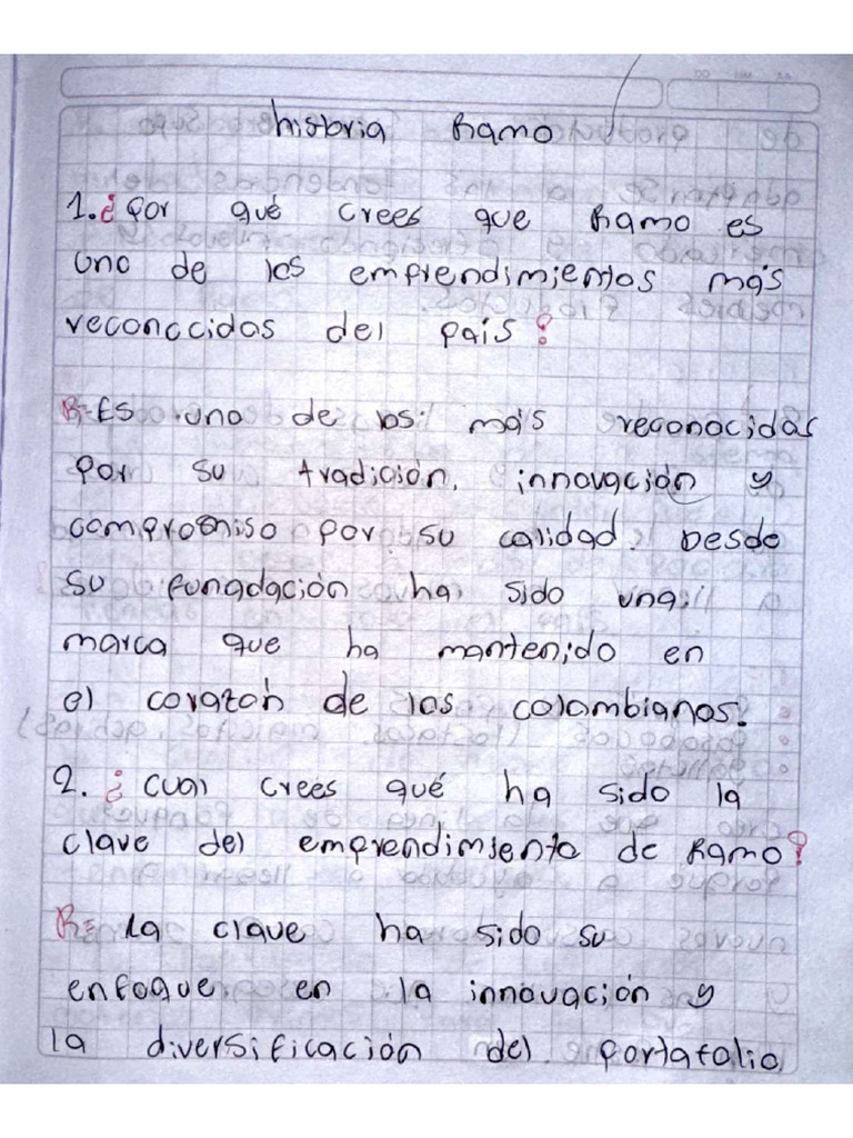 Historia Ramo - Crucigrama - Modelos de Negocios - Franquicia | PDF