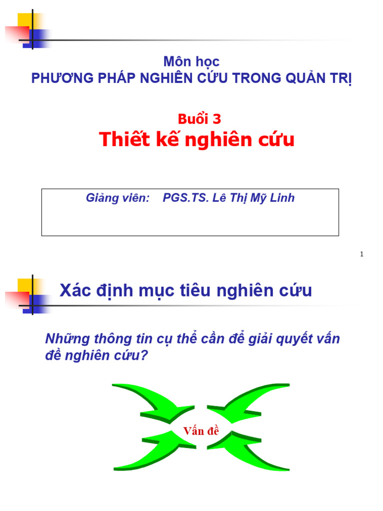 3 Thiet Ke Nghien Cuu | PDF