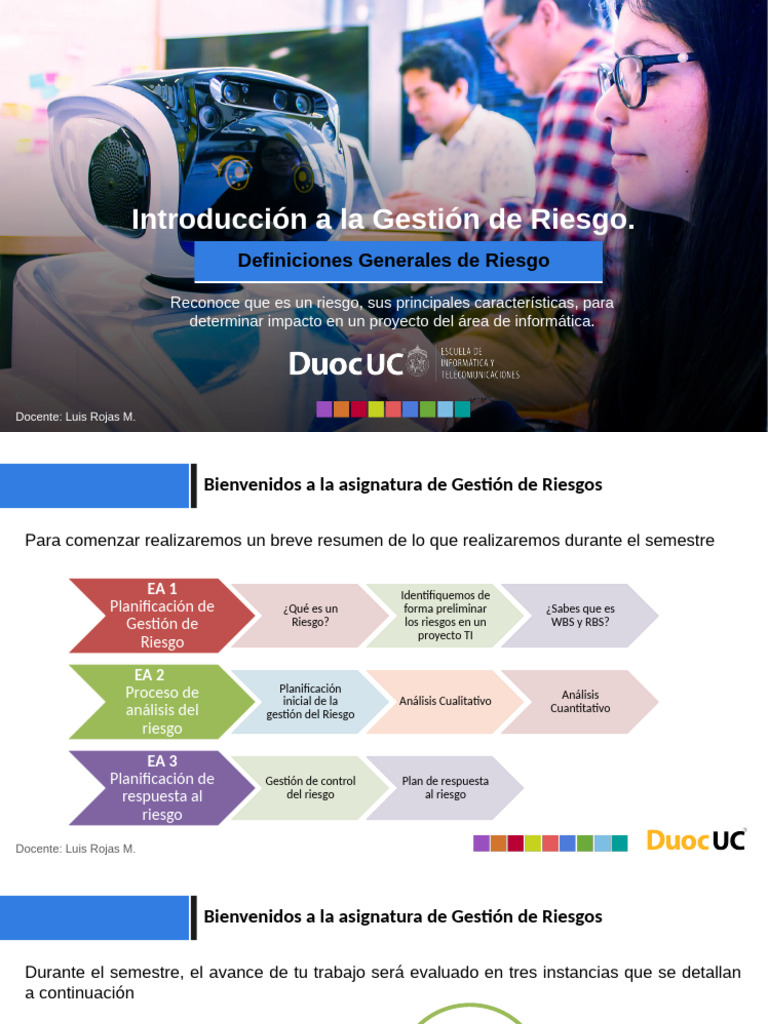 Introducción a la Gestión de Riesgos TI | PDF | Riesgo | Maestros