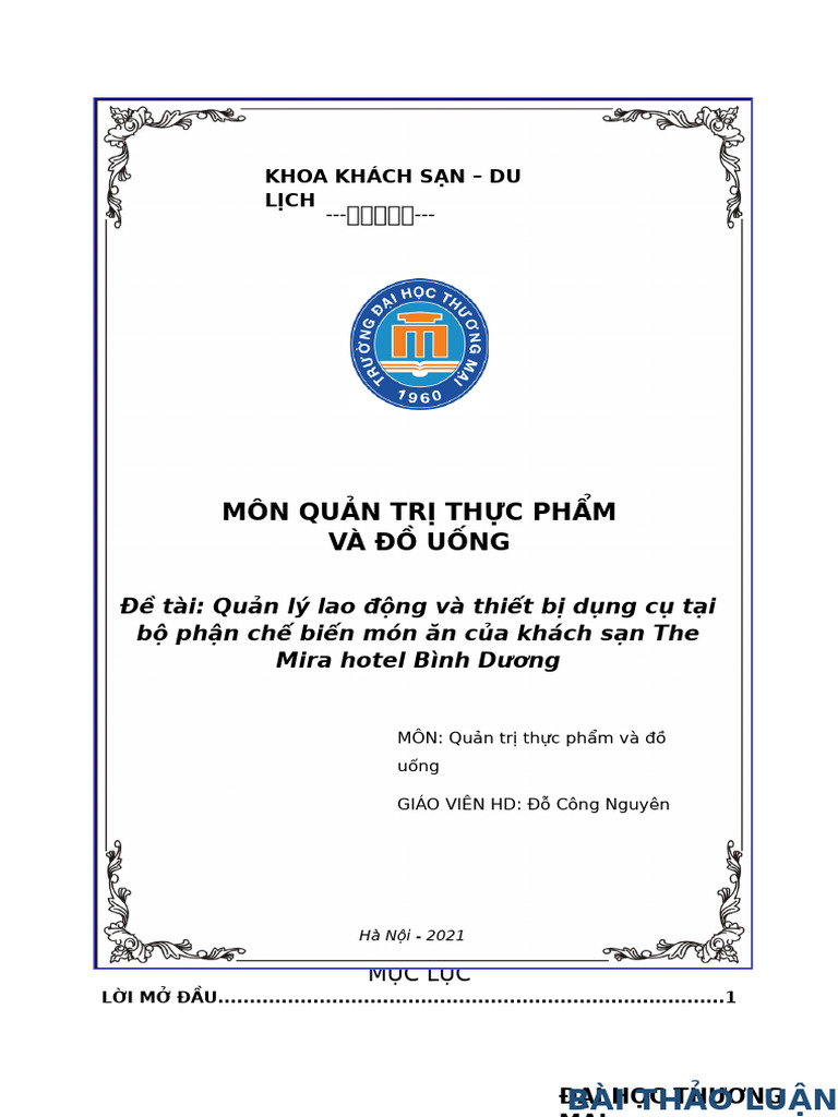 (123doc) Bai Thao Luan Quan Ly Lao Dong Va Thiet Bi Dung Cu Tai Bo Phan ...