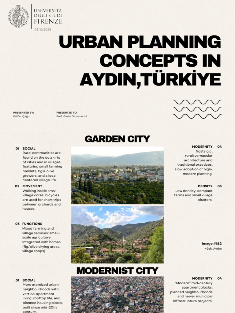 Urban Planning Concepts in Aydın, Turkey | PDF | Environmental Design ...