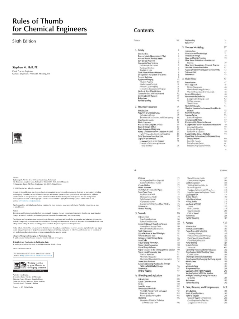 Chemical Engineering Rules of Thumb | PDF