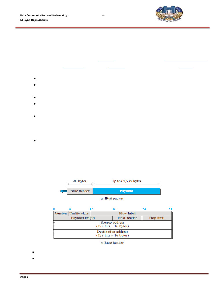 Understanding IPv6 Protocol Features | PDF | I Pv6 | Internet Protocols