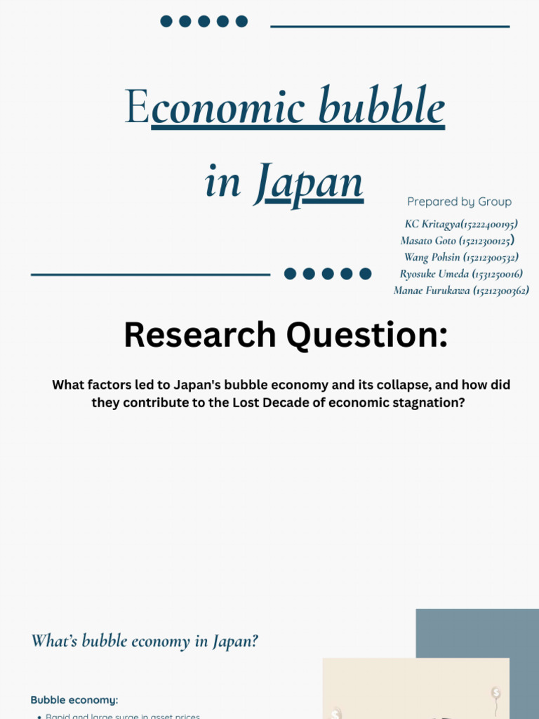 Bubble Economy Presentation - Compressed | PDF