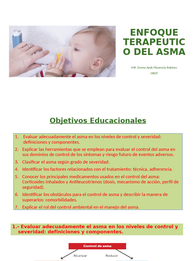 Asma-Parte 2-Enfoque Terapéutico | PDF | Asma | Enfermedades y trastornos