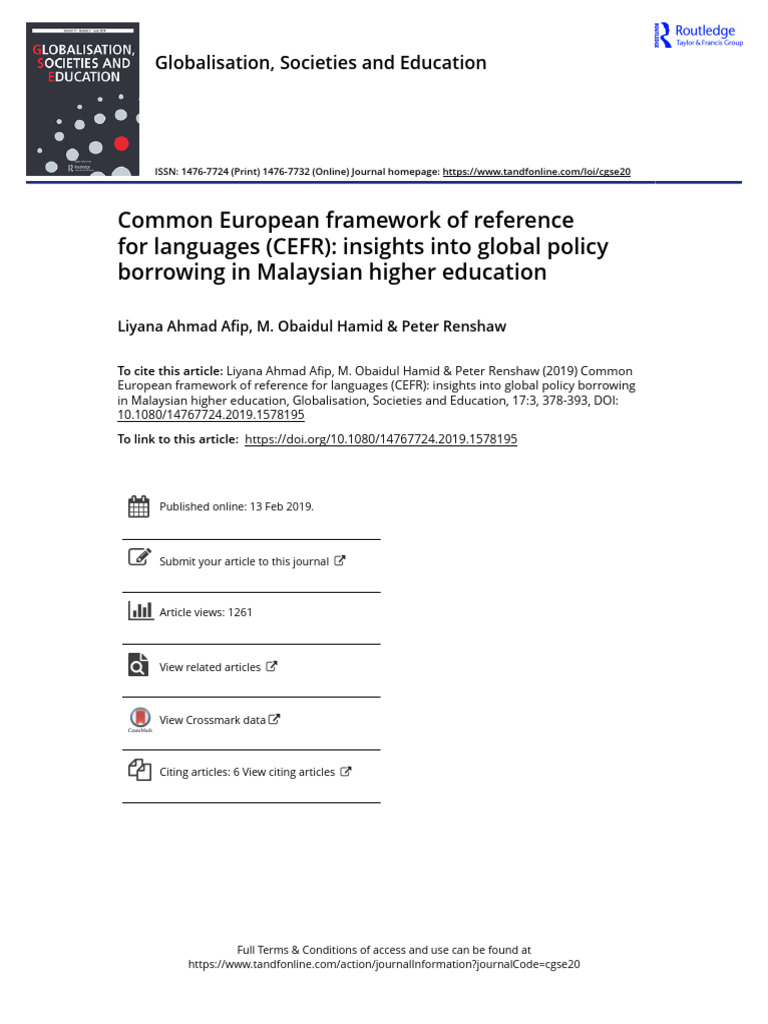 Common European framework of reference for languages CEFR insights into ...