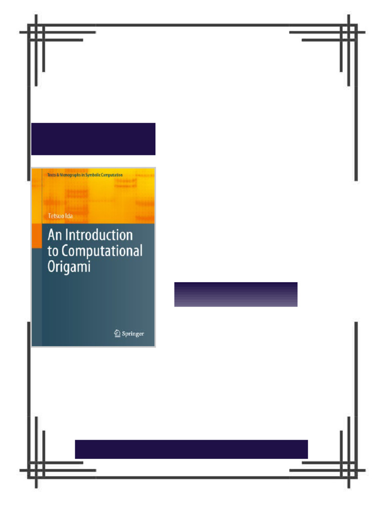 An Introduction to Computational Origami Tetsuo Ida eBook remastered ...