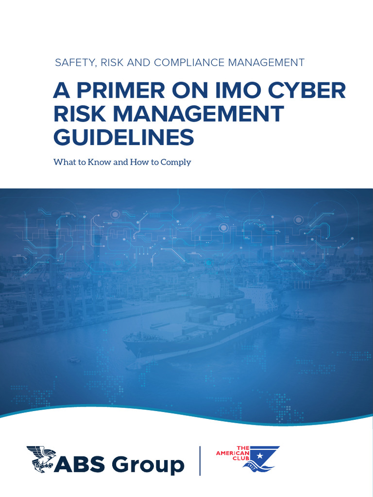 IMO Cyber Risk Management Guide | PDF | Computer Security | Security