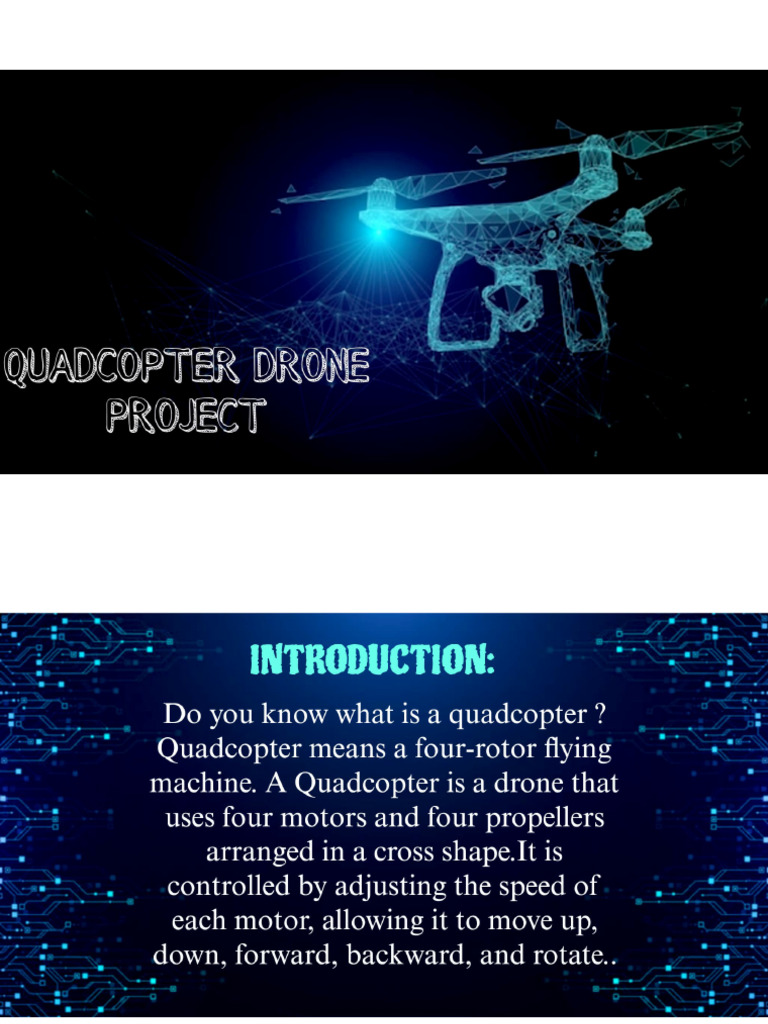 Quadcopter Drone Project | PDF