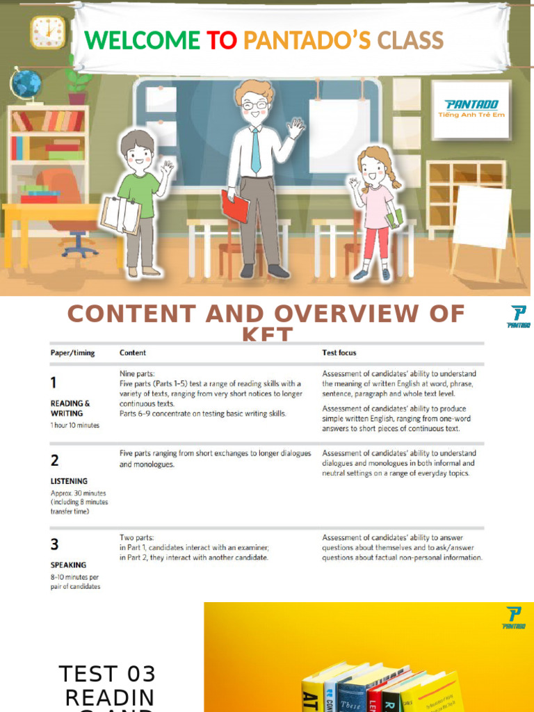 KET 1 - Test 3 - Reading and Writing | PDF