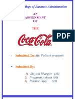 Assigenment of Coca Cola