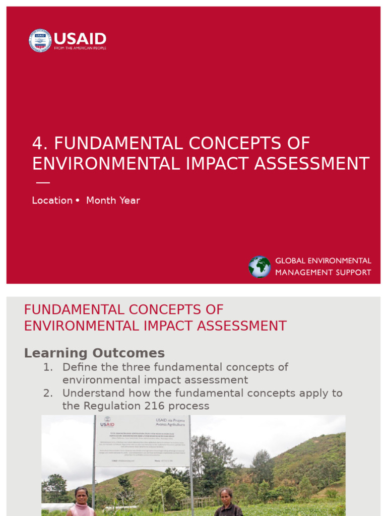 Key Concepts of Environmental Impact Assessment | PDF | Environmental ...