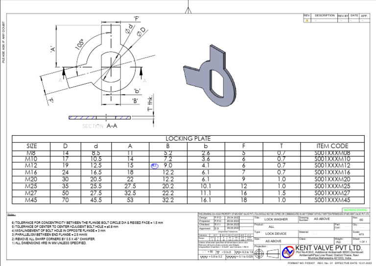 LOCK WASHER-R1 | PDF | Mechanical Engineering