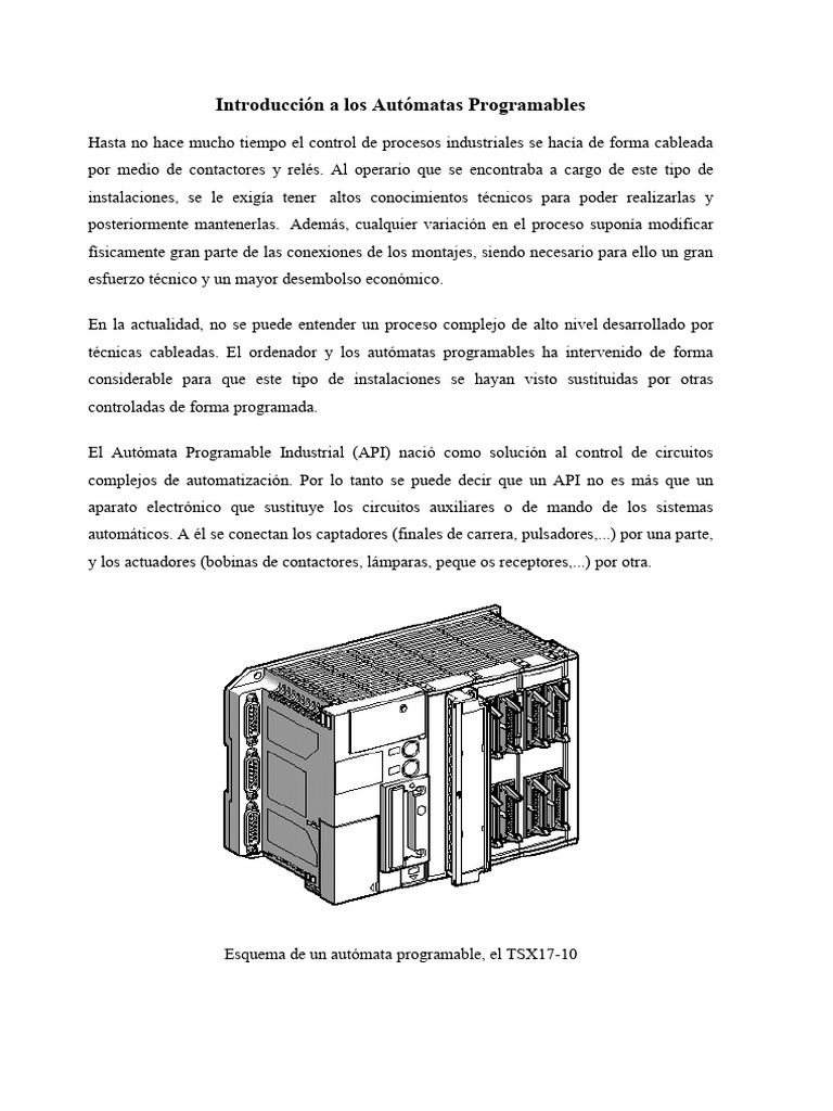 Curso de PLCS | PDF | Lenguaje de programación | Controlador lógico ...