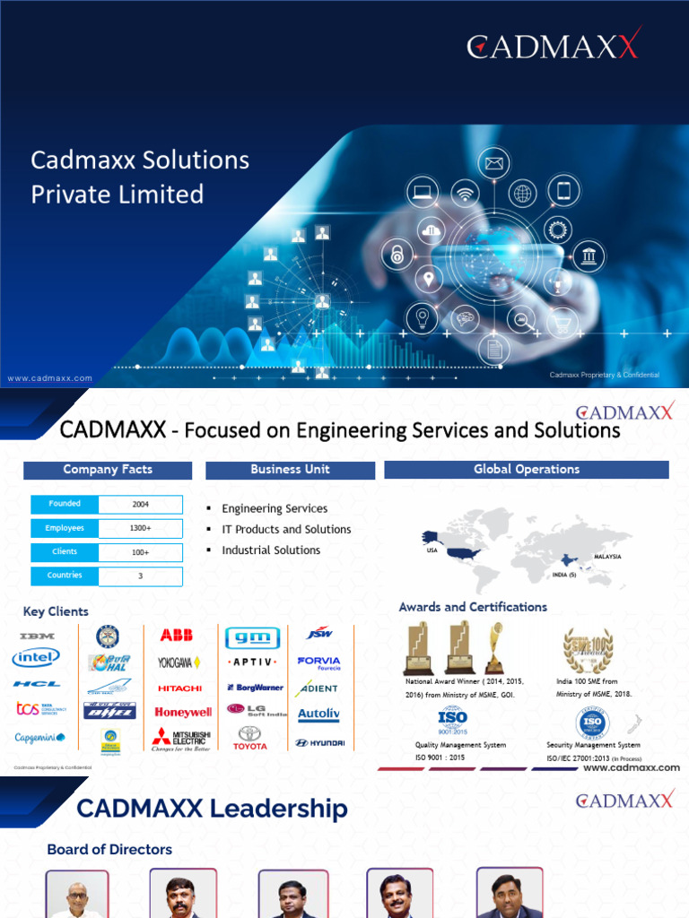 Cadmaxx Engineering Solutions Overview | PDF | Valve | Automation