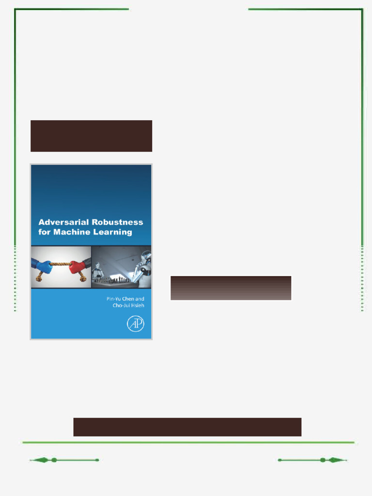 Adversarial Robustness for Machine Learning Chen ebook enhanced text ...