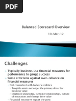 Balanced Scorecard - Oxford