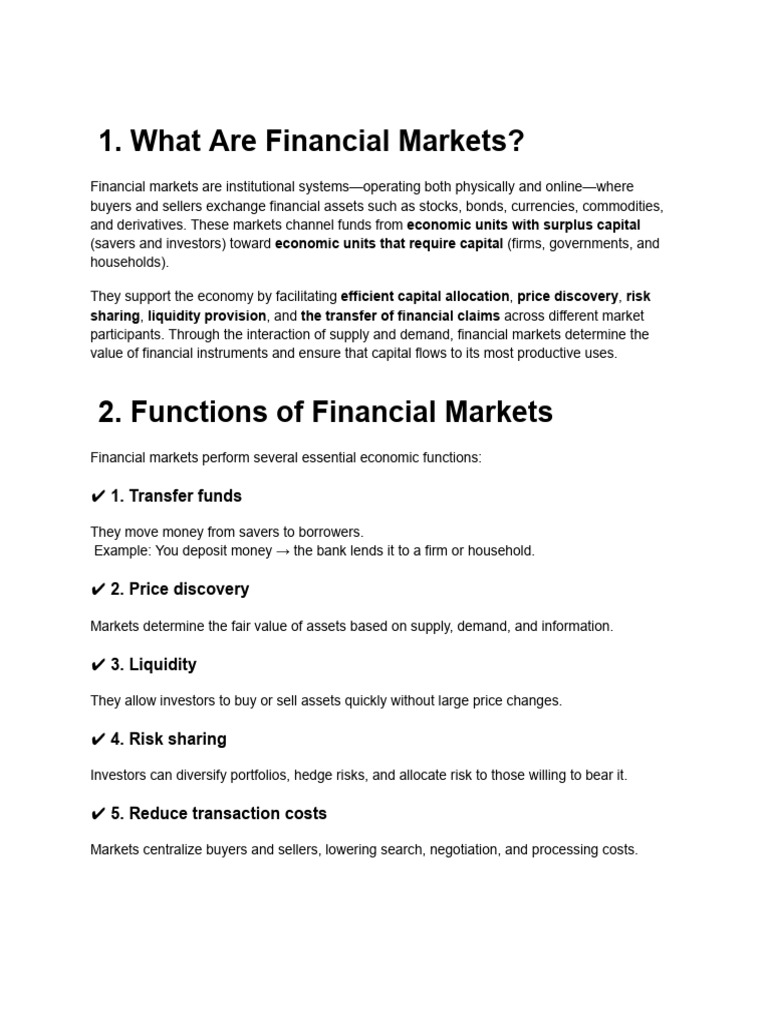 Report | PDF | Financial Markets | Futures Contract