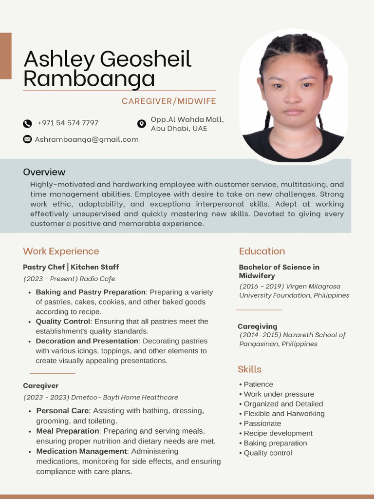 Neutral Minimal Professional CV Resume | PDF