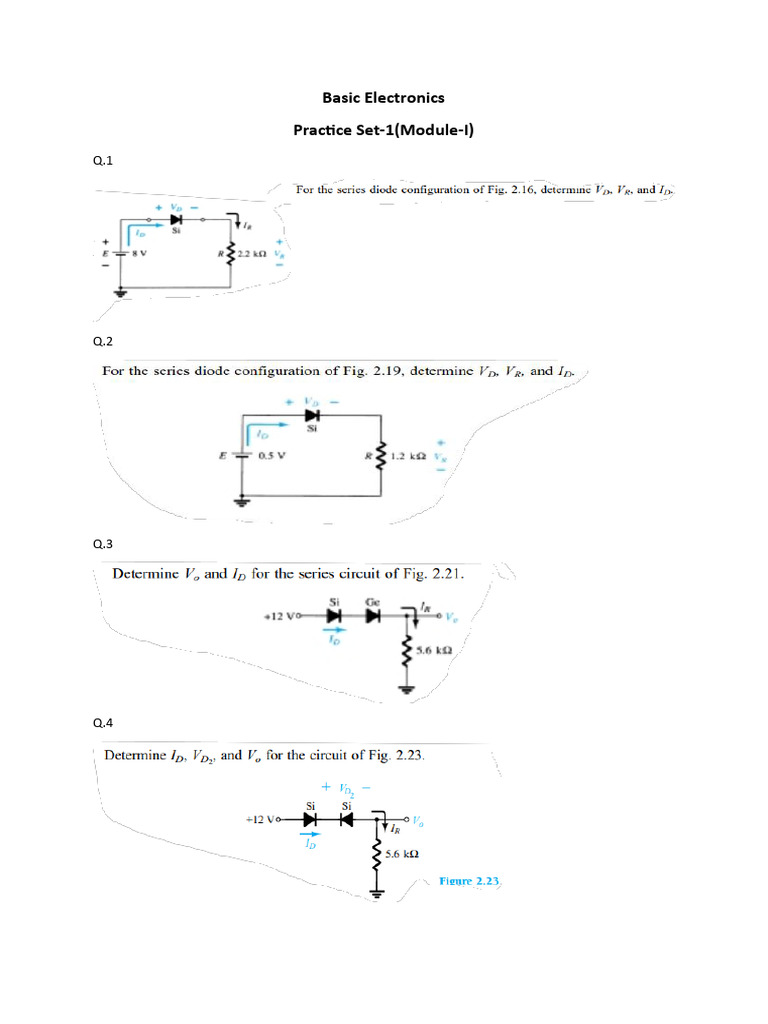 BE Practice Set | PDF