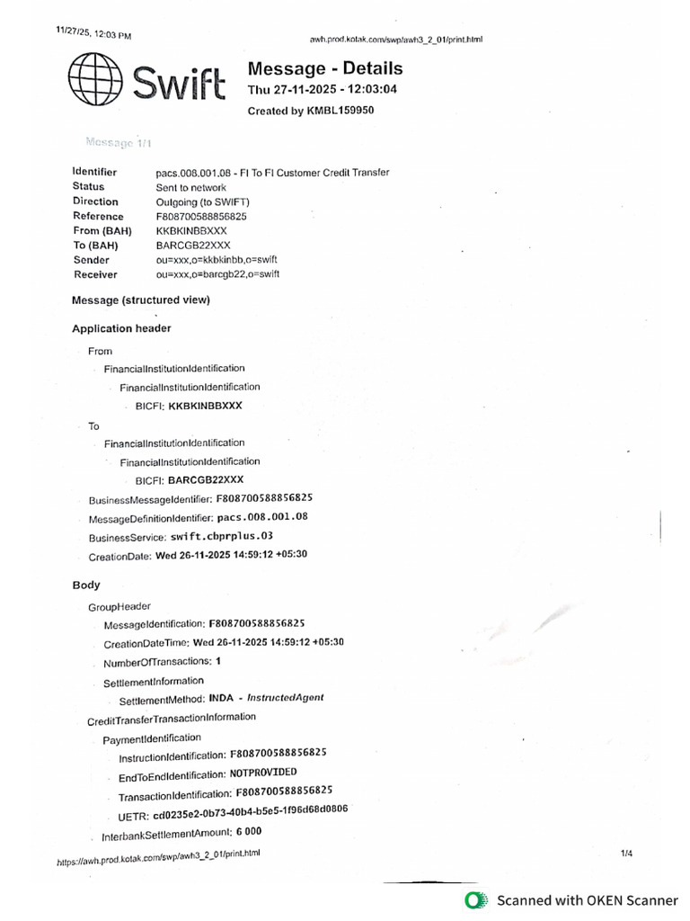 TT Receipt | PDF