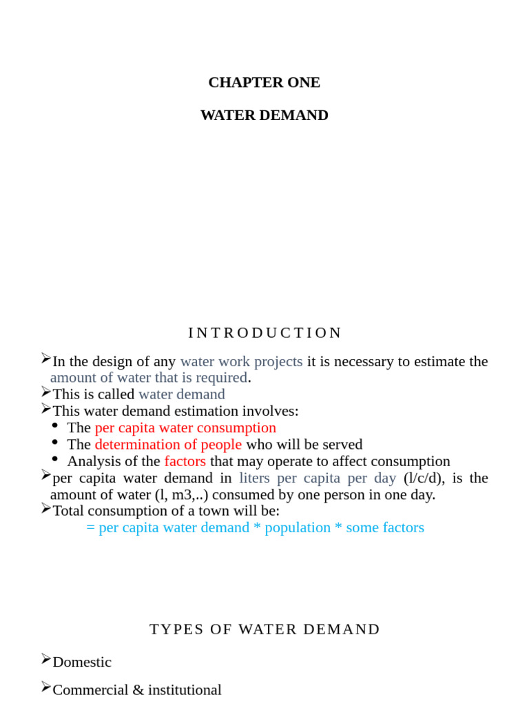 Estimating Water Demand and Population | PDF | Water | Logistic Function